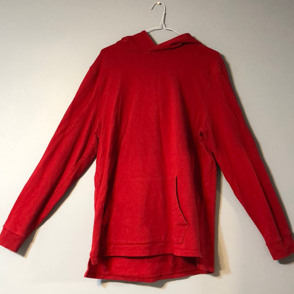 TOPMAN RED HOODIE